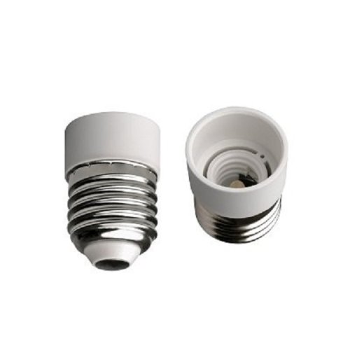 Переходник Ecola с цоколя Е27 на цоколь Е14 белый фото Переходник Ecola с цоколя Е27 на цоколь Е14 белый картинка